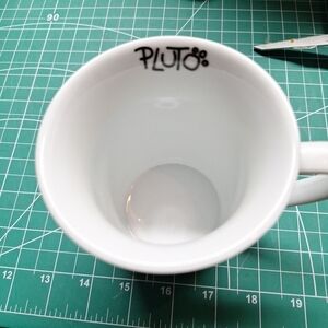 Pluto Disney Sketch White Ceramic Mug